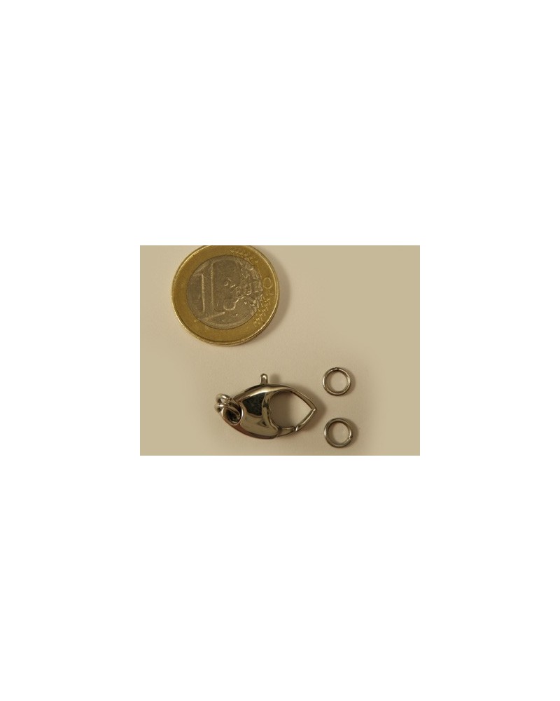 Karabiner 20mm 2-reihig Edelstahl