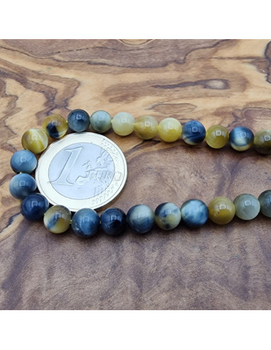 Tigeraugekette Multicolor 6mm