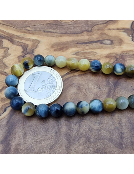 Tigeraugekette Multicolor 6mm