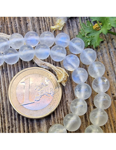 Mondsteintkette blau 7mm A