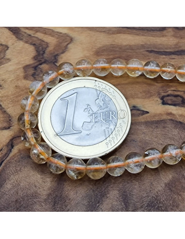 Zitrinkette (Citrin) 4mm