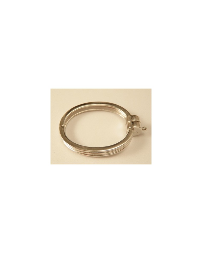 Magnetschliesse Kettenverkürzer 24x31mm, 925 Silber rhodiniert