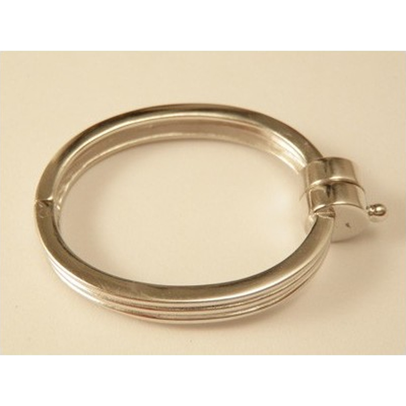 Magnetschliesse Kettenverkürzer 24x31mm, 925 Silber rhodiniert