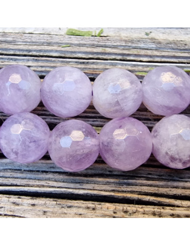 Lavendelamethystkette (Lavendelquarz) 8mm facettiert