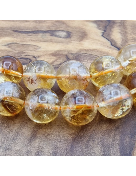 Zitrinkette (Citrin) 10mm