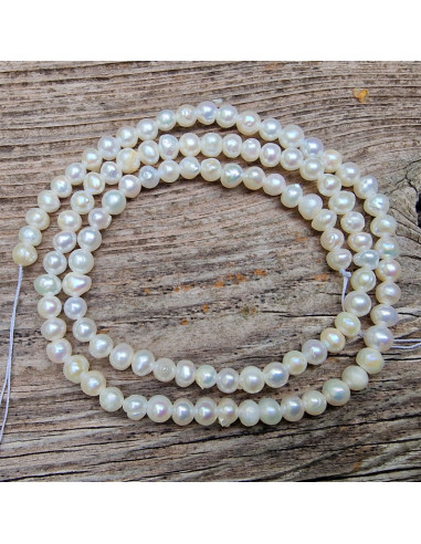 Perlenstrang 4mm/39cm