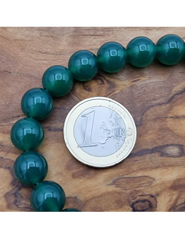 Achatkette grün 10mm