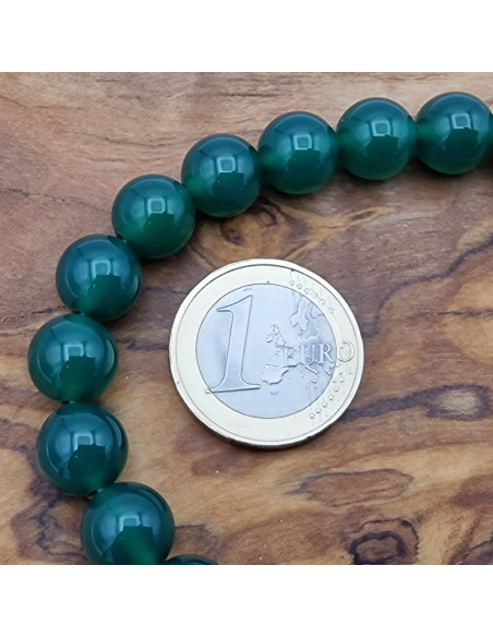 Achatkette grün 10mm