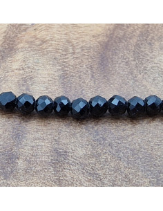 Black Spinellkette 2mm/44cm facettiert 2
