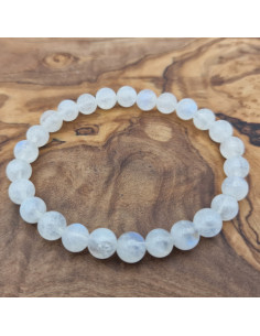 Mondstein blau 7mm Armband