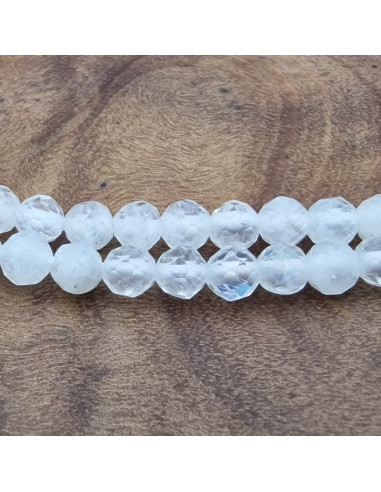 Mondsteinkette facettiert 3mm