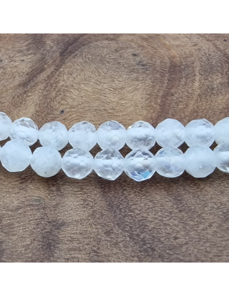 Mondsteinkette facettiert 3mm