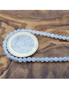 Mondsteinkette facettiert 3mm 2