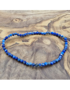 Lapislazuli 3mm Armband facettiert