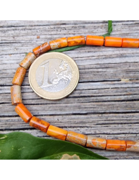 Imperial Jaspis Kette 4x13mm