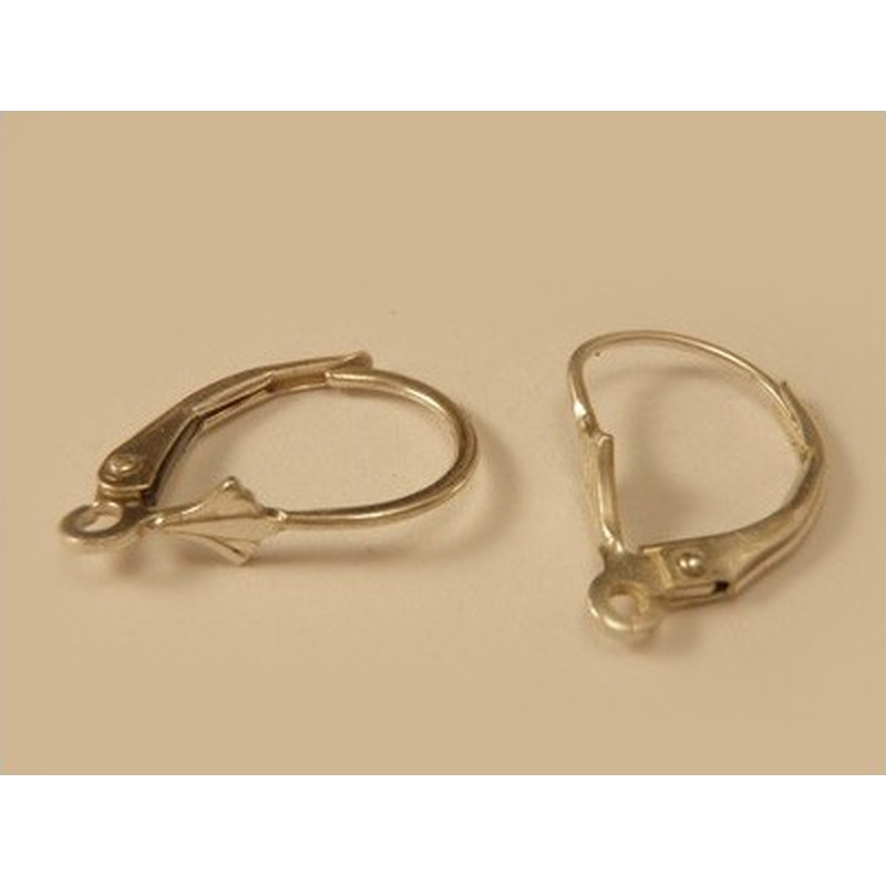 2 Stk. Brisur 10x16mm, 925 Silber