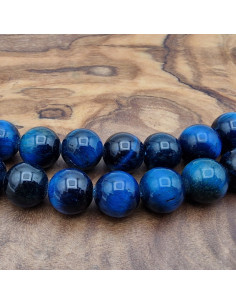 Tigeraugekette blau 8mm