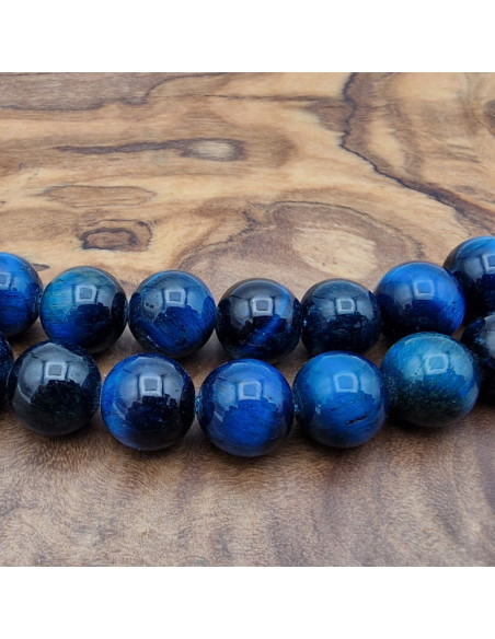 Tigeraugekette blau 8mm