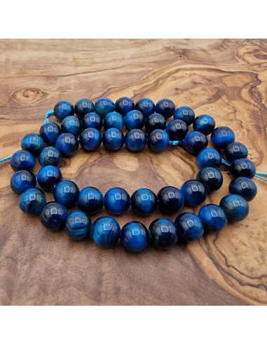 Tigeraugekette blau 8mm