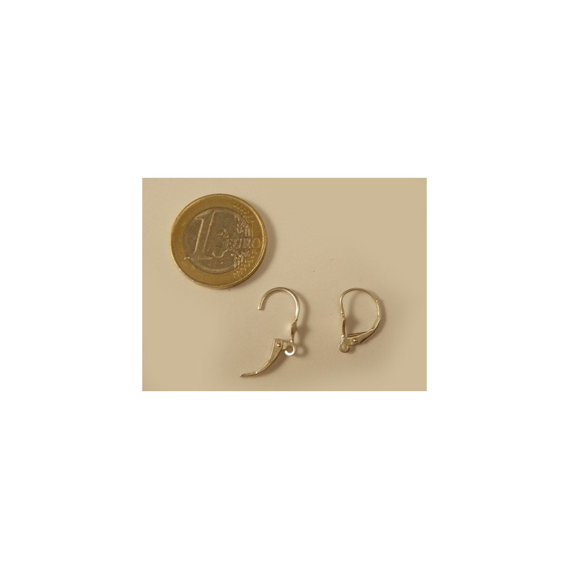 2 Stk. Brisur 10x16mm, 925 Silber