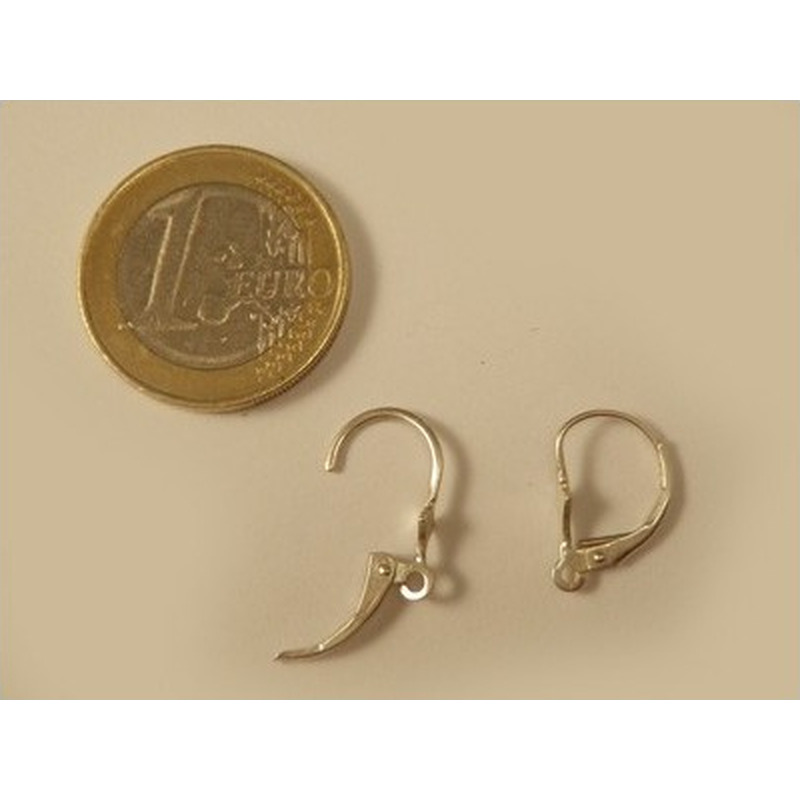 2 Stk. Brisur 10x16mm, 925 Silber