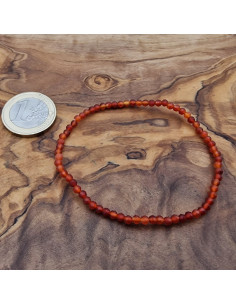 Carneol 3mm Armband facettiert 2