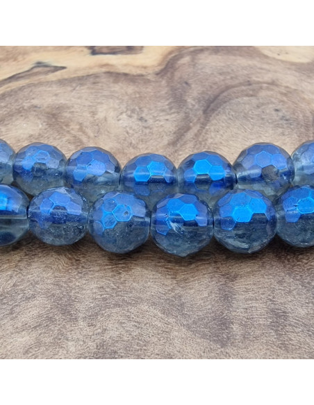 AquaAurakette facettiert 6mm