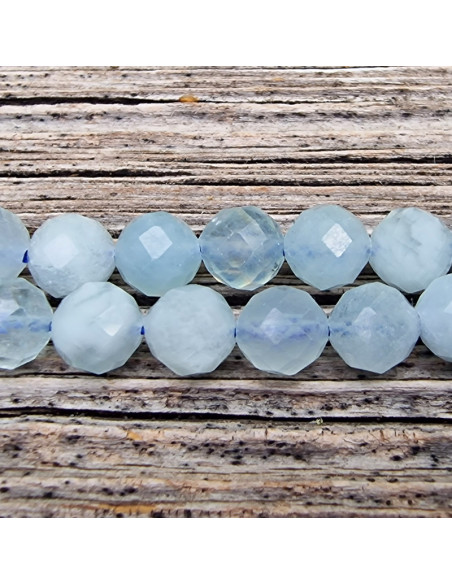 Aquamarinkette facettiert 6mm