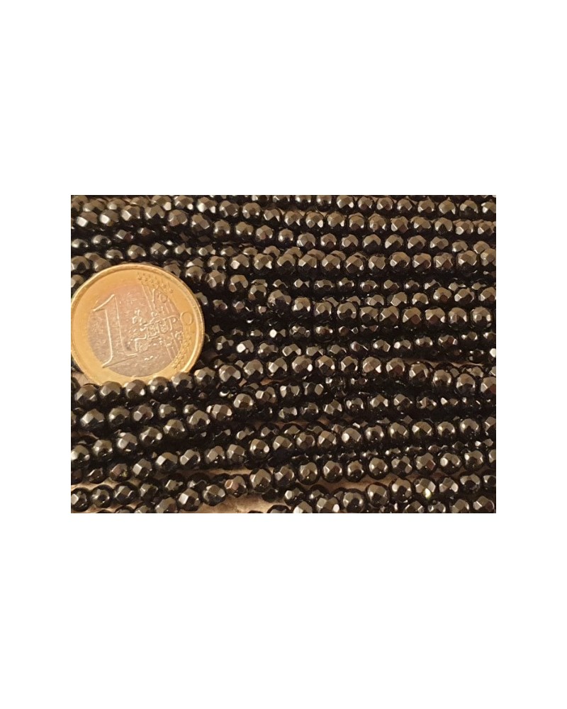 Onyxkette facettiert 4mm