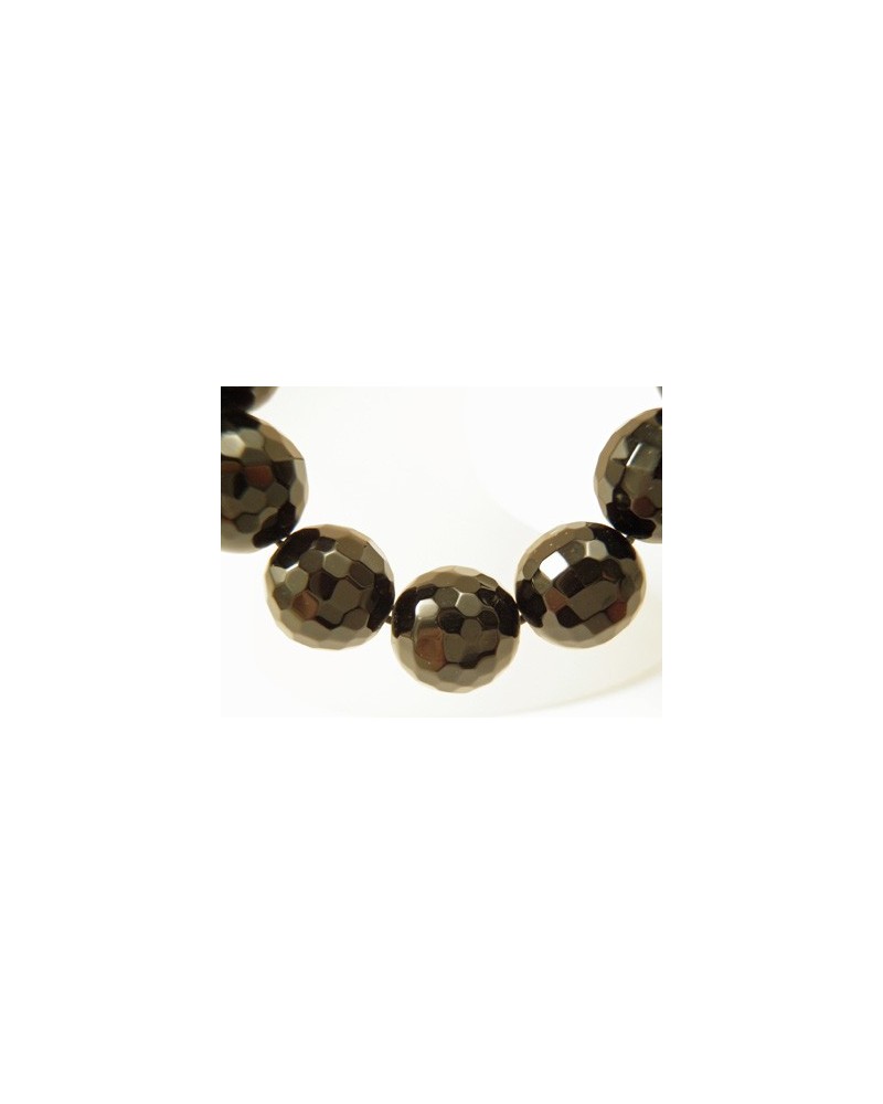 Onyxkette facettiert 10mm