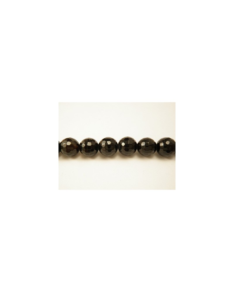 Onyxkette facettiert 10mm