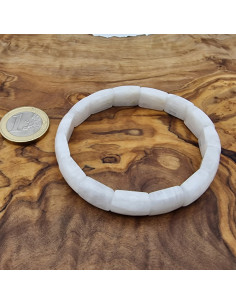 Mondstein weiß 10mm Armband 2