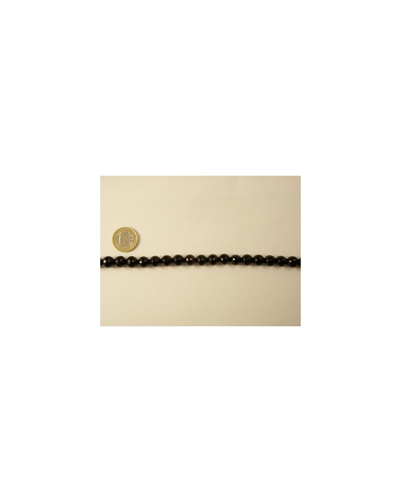 Onyxkette facettiert 10mm