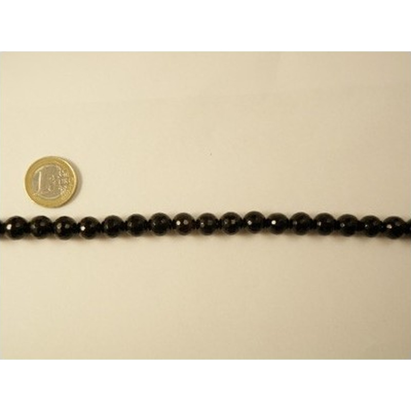Onyxkette facettiert 10mm