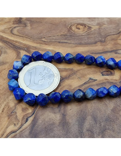 Lapislazulikette facettiert 6mm twist 2