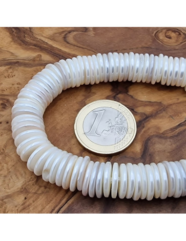 Shellperle Rondell 12mm