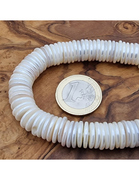 Shellperle Rondell 12mm