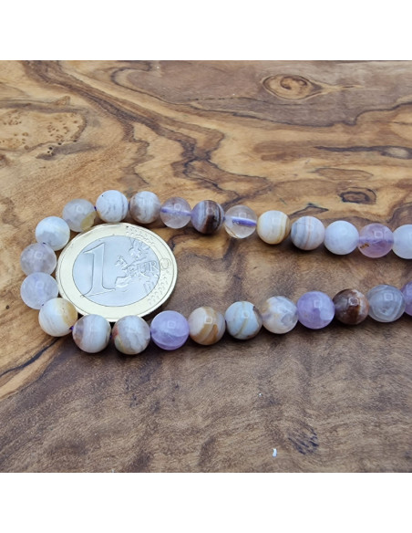 Amethyst Achatkette 6mm