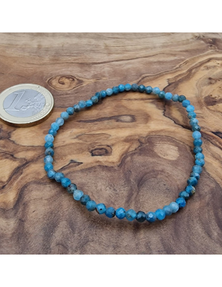 Apatit 3mm Armband facettiert