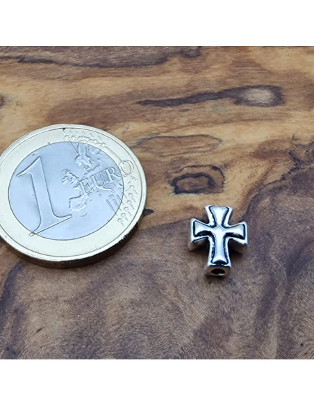 Zwischenteil Kreuz, Metall Antik