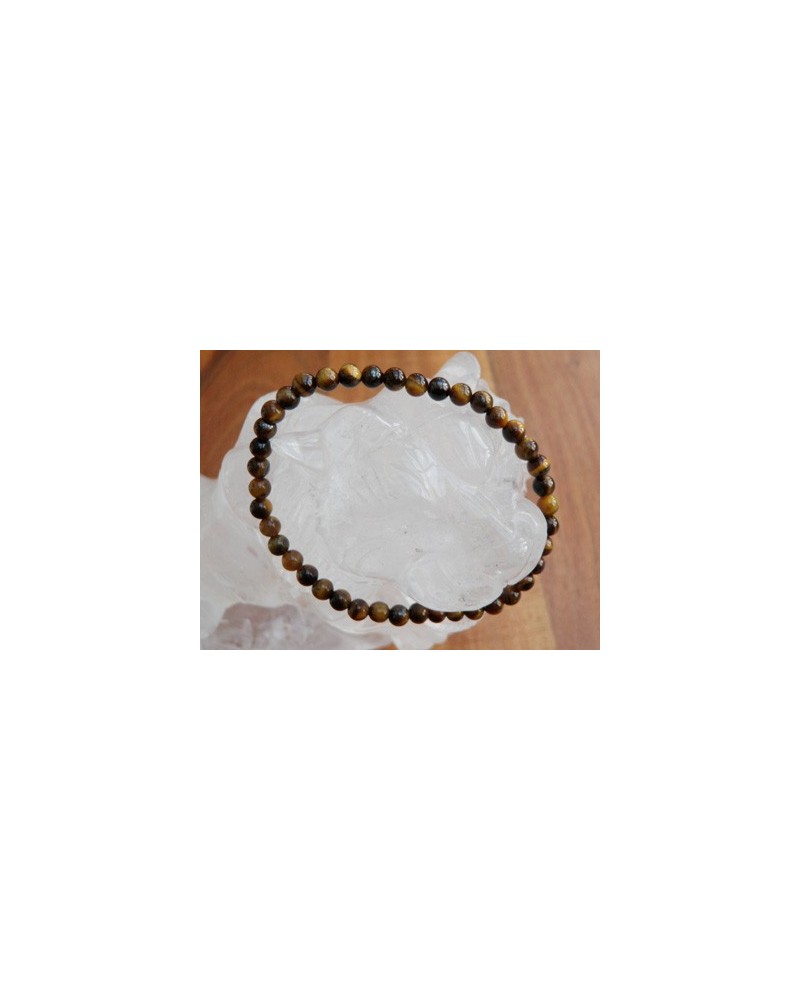 Tigerauge 4mm Armband