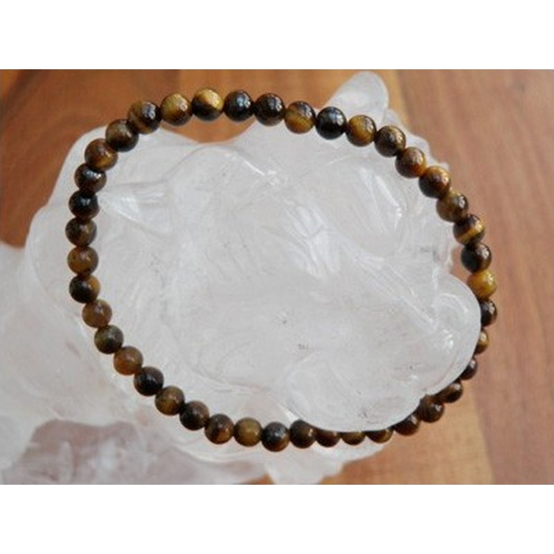 Tigerauge 4mm Armband