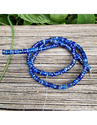 Imperial Jaspis Kette 4x2mm