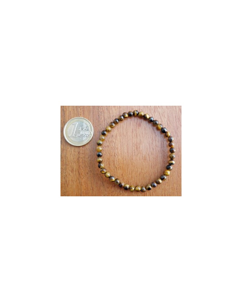Tigerauge 4mm Armband