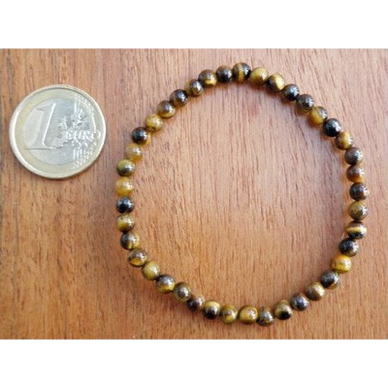 Tigerauge 4mm Armband