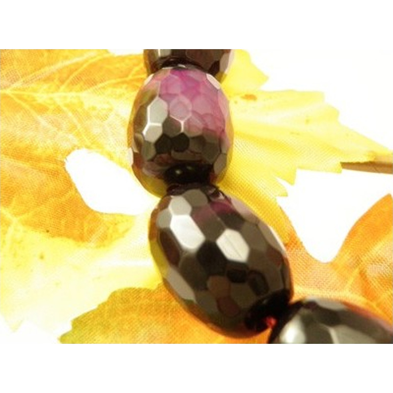 Achatkette facettiert 13x18mm