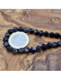 Goldobsidiankette facettiert 6mm twist 2