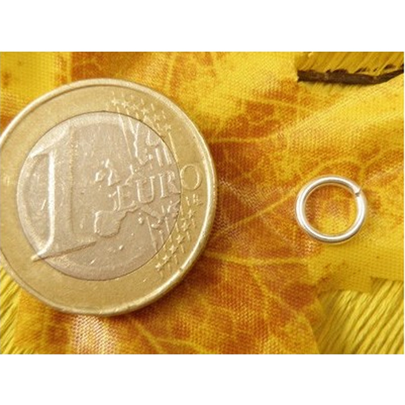 Ring 7mm, geschlossen, 925 Silber