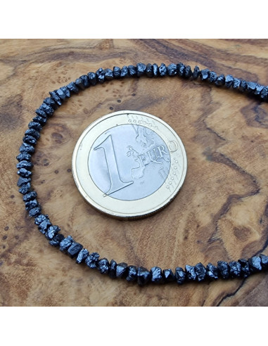 Diamantkette schwarz 2.5-3.5mm