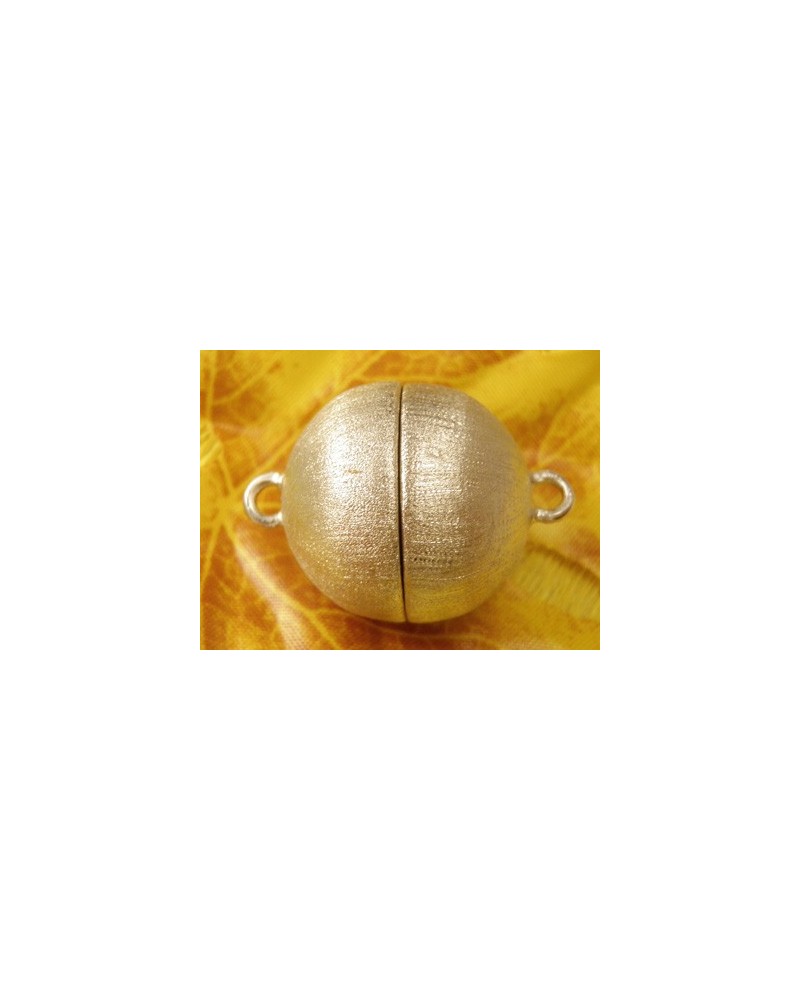 Magnetschliesse 20mm rhodiniert,matt, geschlossen